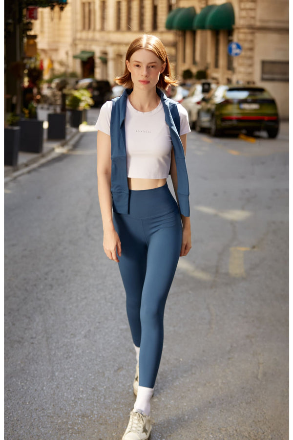 BIRDIESMOOTH - LEGGINGS OF A LIFETIME GECE MAVİSİ YOGA VE SPOR TAYTI